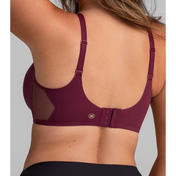 Honeylove CrossOver Wireless Bra in Fig 1X - Picture 2 of 5